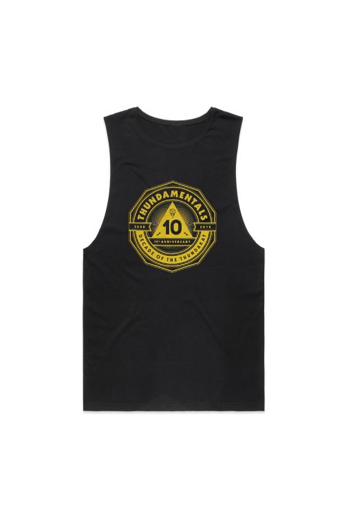 10 Year Anniversary Black Tank by Thundamentals