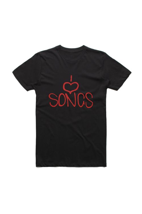 I Love Songs Black Tshirt by Thundamentals
