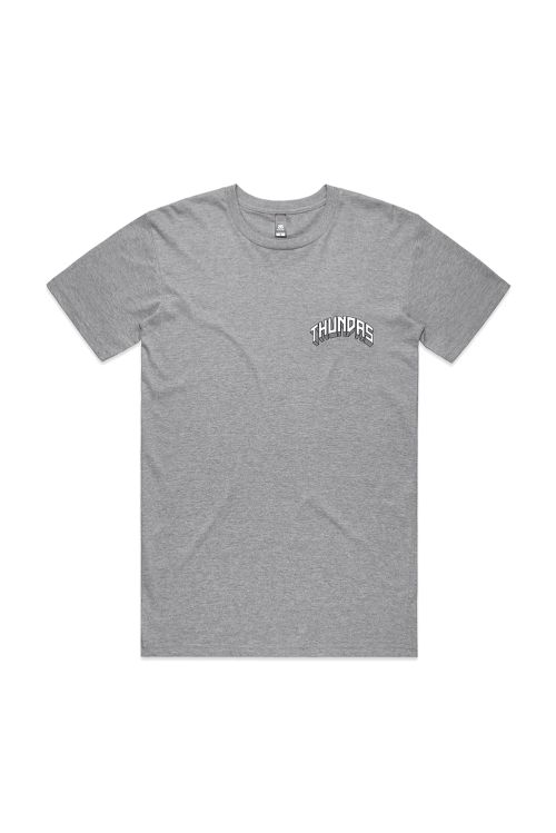 ZEUS THUNDA GOD GREY TEE  by Thundamentals