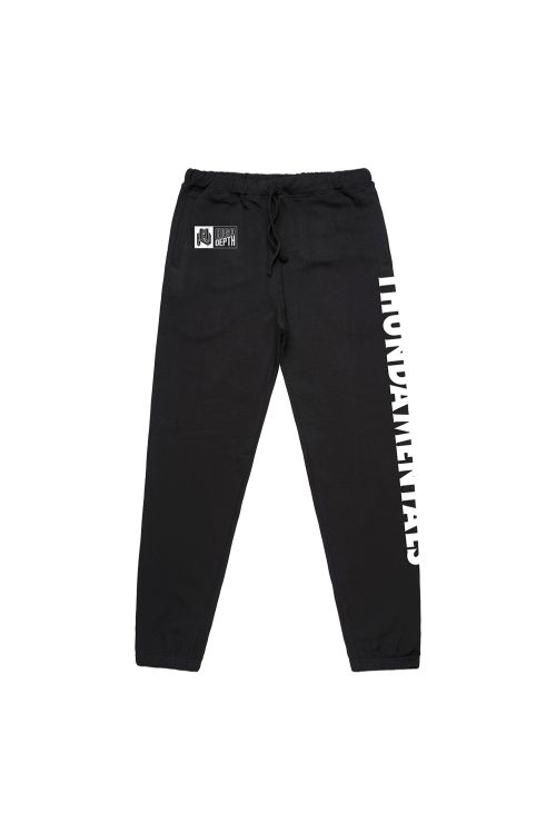 Black Tracksuit Pants by Thundamentals