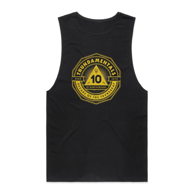 10 Year Anniversary Black Tank