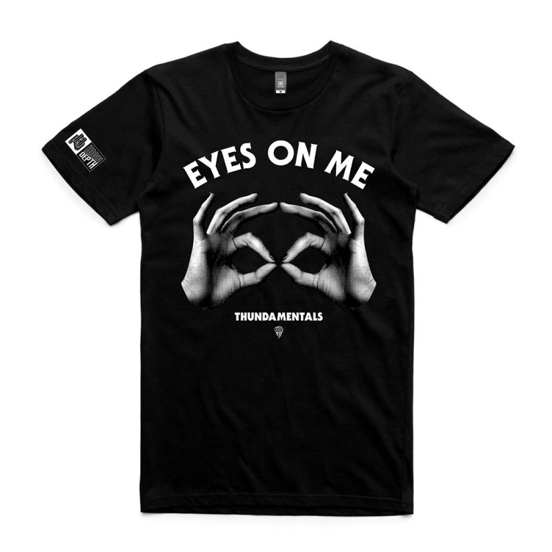 Eyes on Me Black Tshirt